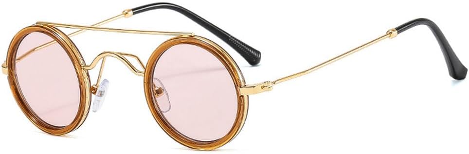 Ретро маленькие круглые металлические солнцезащитные очки, модные, с двойной перемычкой, конфетные цвета, защита от УФ-излучения UV400, мужские, в стиле панк generic, Tea Champagne
Ретро маленькие круглые металлические солнцезащитные очки, модные, с двойной перемычкой, конфетные цвета, защита от УФ-излучения UV400, мужские, в стиле панк generic, Tea Champagne