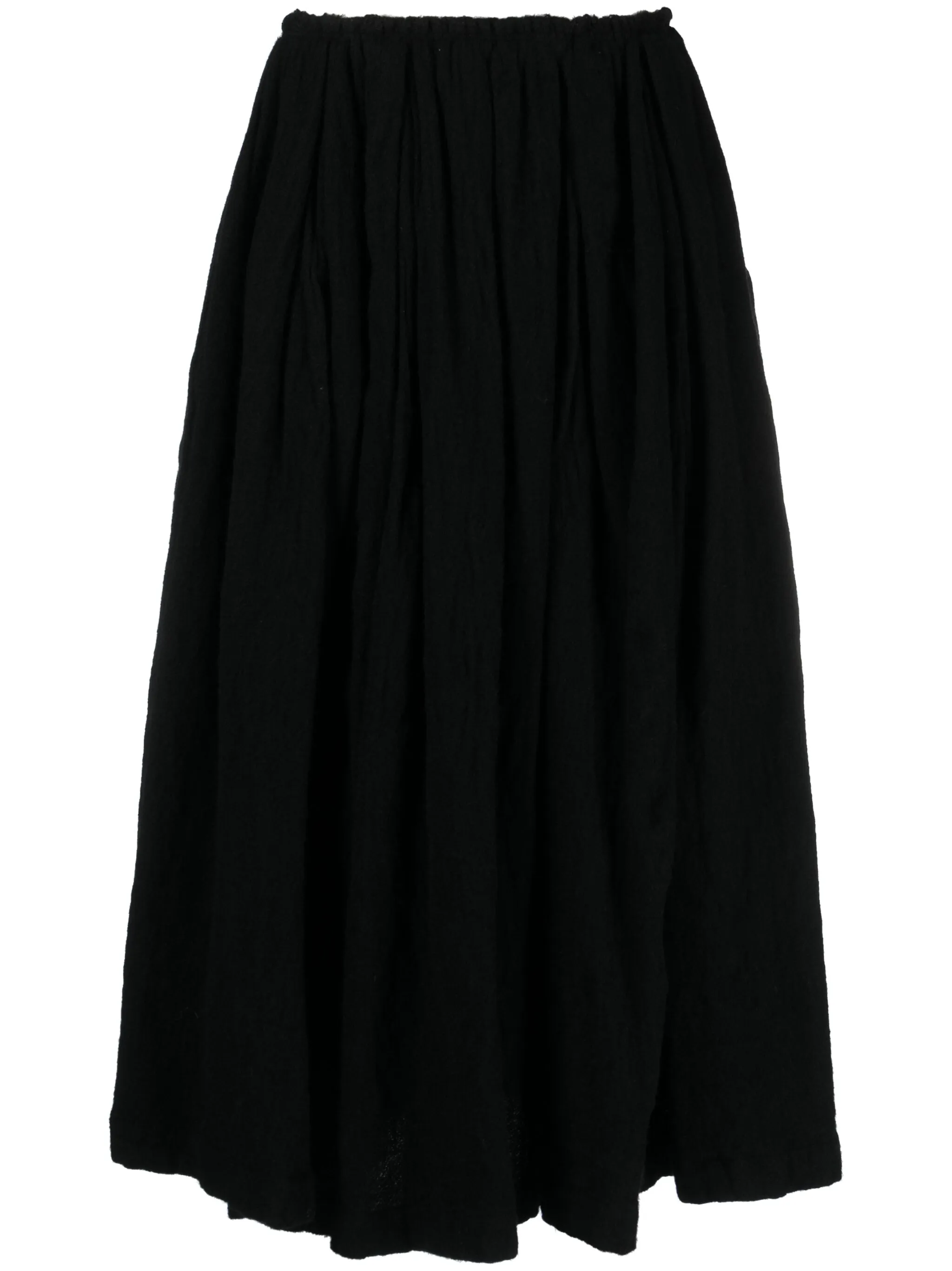 Шерстяная юбка со складками Black Comme Des Garçons, черный
Шерстяная юбка со складками Black Comme Des Garçons, черный