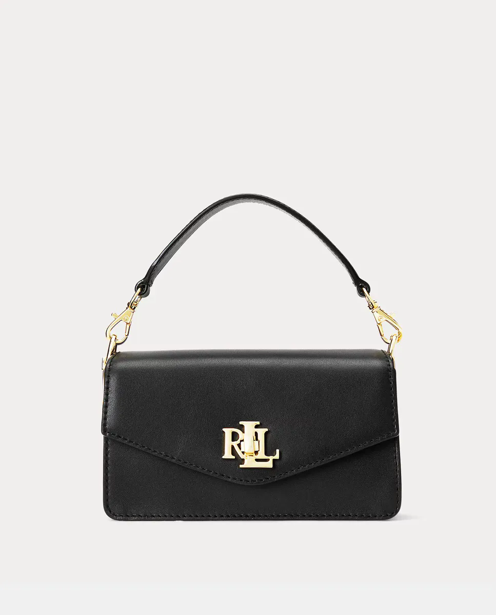 Черная кожаная сумка через плечо Mini Tayler с клапаном Lauren Ralph Lauren, черный
Черная кожаная сумка через плечо Mini Tayler с клапаном Lauren Ralph Lauren, черный