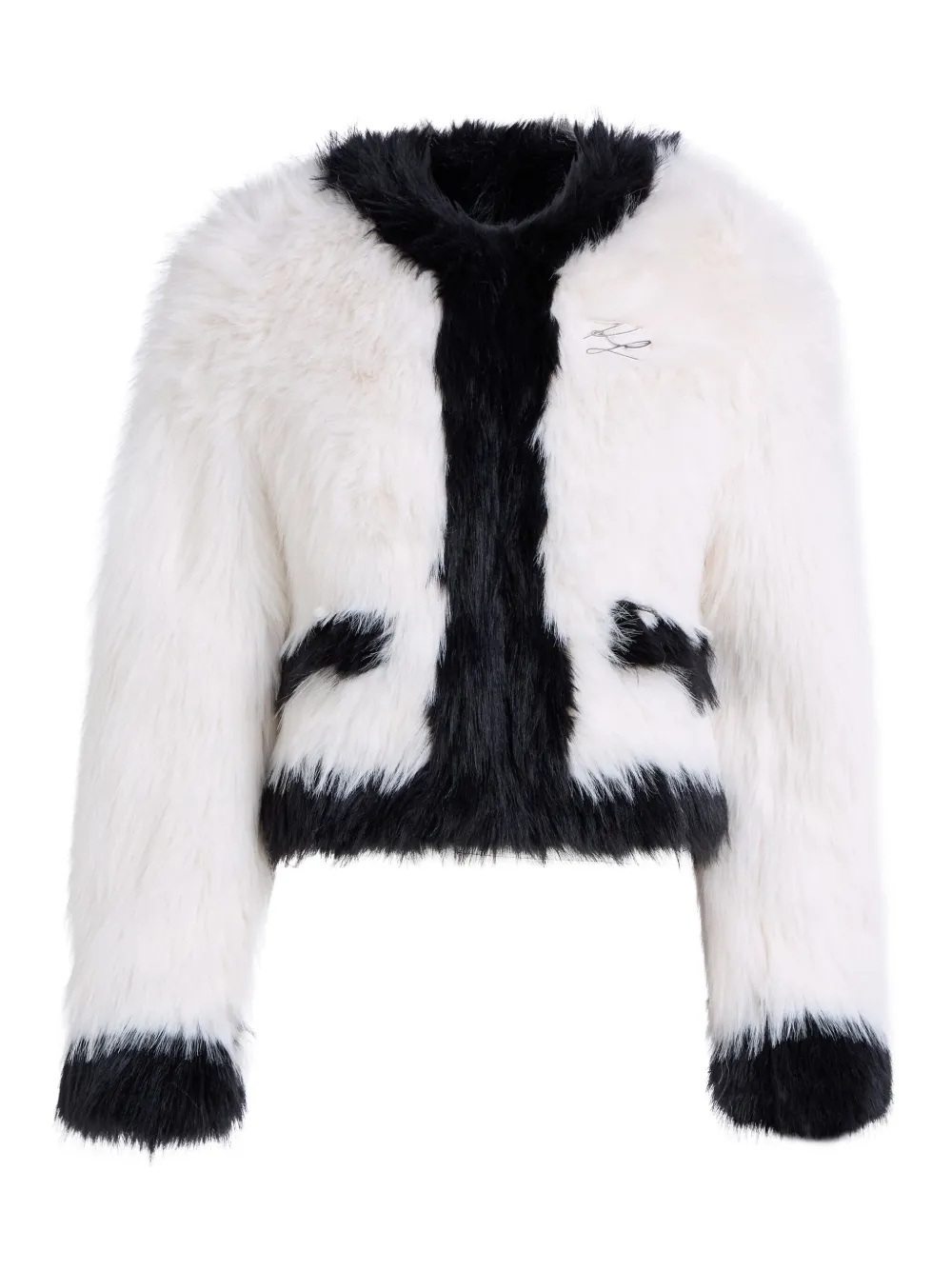Двухцветная куртка из искусственного меха KARL LAGERFELD, белый
Двухцветная куртка из искусственного меха KARL LAGERFELD, белый