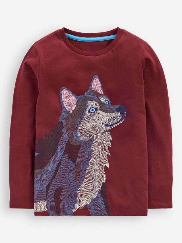 Детская хлопковая футболка с длинными рукавами Superstitch Mini Boden, Port Wolf
Детская хлопковая футболка с длинными рукавами Superstitch Mini Boden, Port Wolf