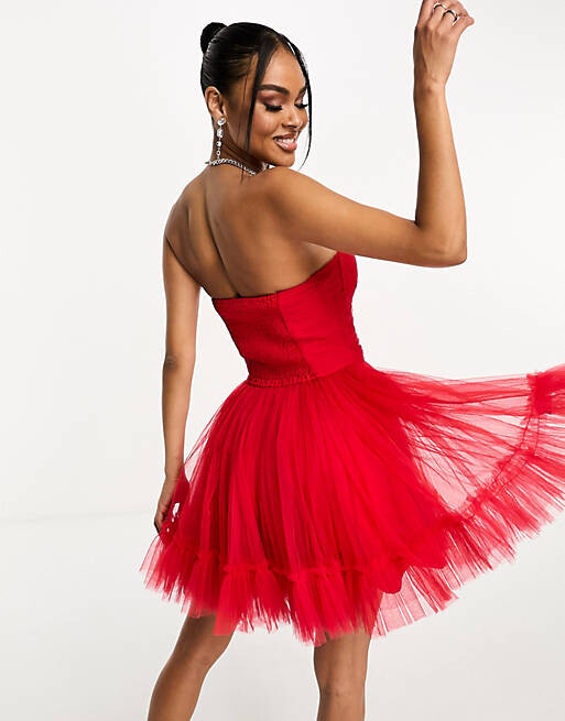 Красное платье мини с корсетом и тюлем Lace & Beads, Красный, Красное платье мини с корсетом и тюлем Lace & Beads
Красное платье мини с корсетом и тюлем Lace & Beads, Красный, Красное платье мини с корсетом и тюлем Lace & Beads