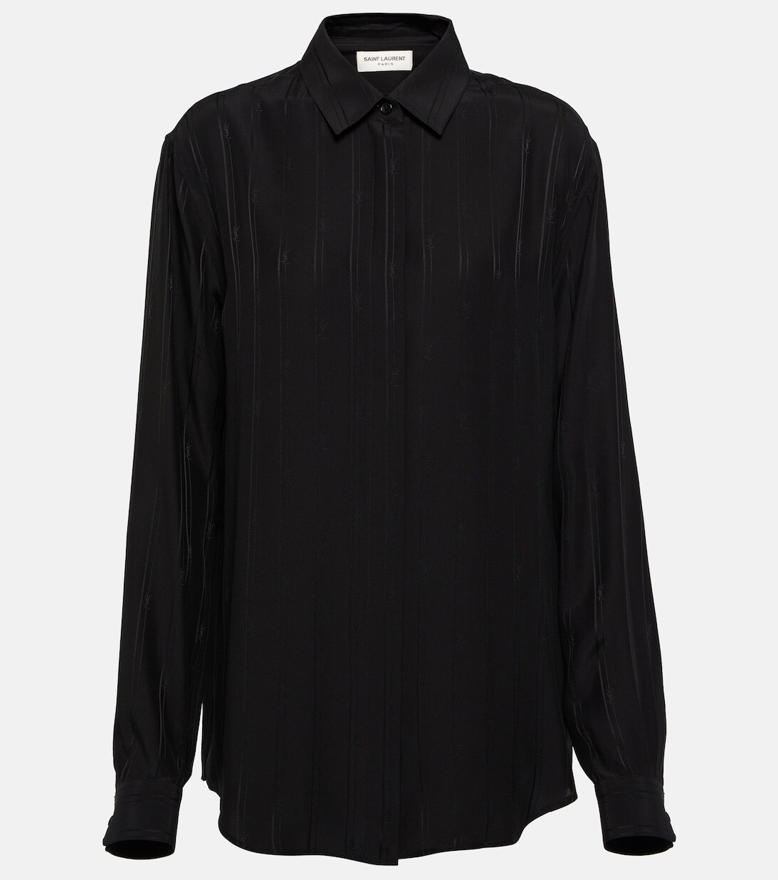 Шелковая рубашка SAINT LAURENT, черный
Шелковая рубашка SAINT LAURENT, черный