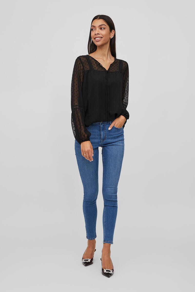 Блузка Vila плюмети Vila, черный
Блузка Vila плюмети Vila, черный