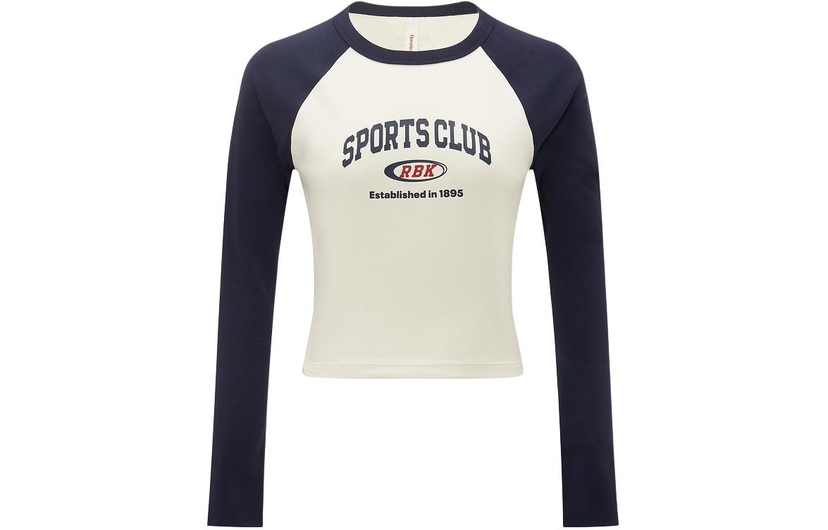 Футболка с рукавом реглан женская темно-синяя Reebok
Футболка с рукавом реглан женская темно-синяя Reebok