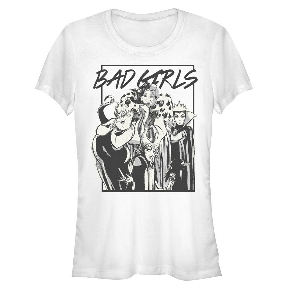 Женская футболка с рисунком Disney's Villains Bad Girls Licensed Character, белый
Женская футболка с рисунком Disney's Villains Bad Girls Licensed Character, белый