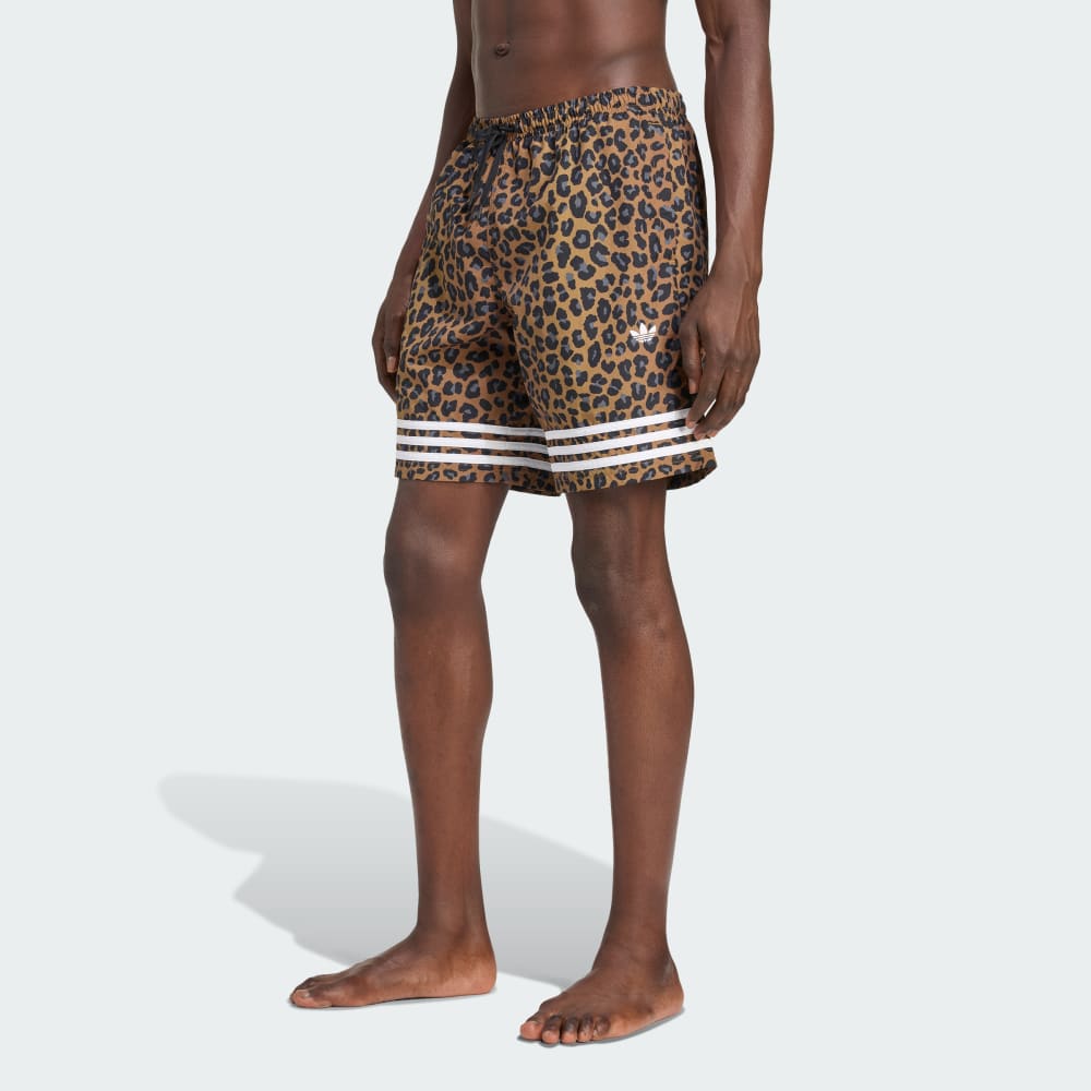 Шорты для плавания Adidas Leopard 8 Inch Swim Short, цвет Bronze Strata 
Шорты для плавания Adidas Leopard 8 Inch Swim Short, цвет Bronze Strata