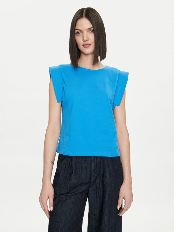 Блузка стандартного кроя United Colors Of Benetton, синий 
Блузка стандартного кроя United Colors Of Benetton, синий