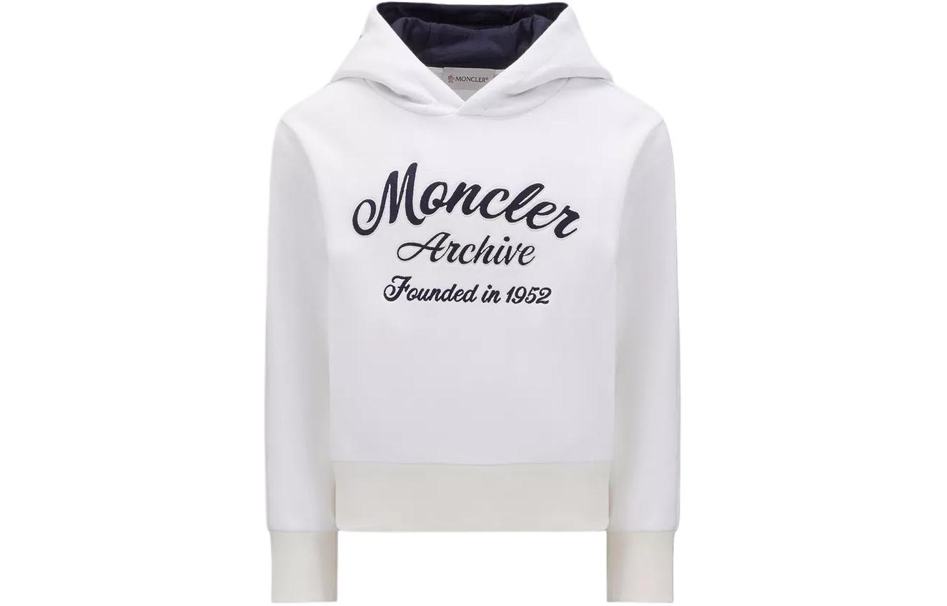 Moncler Свитшот детская одежда худи с вышитым логотипом white kids
Moncler Свитшот детская одежда худи с вышитым логотипом white kids