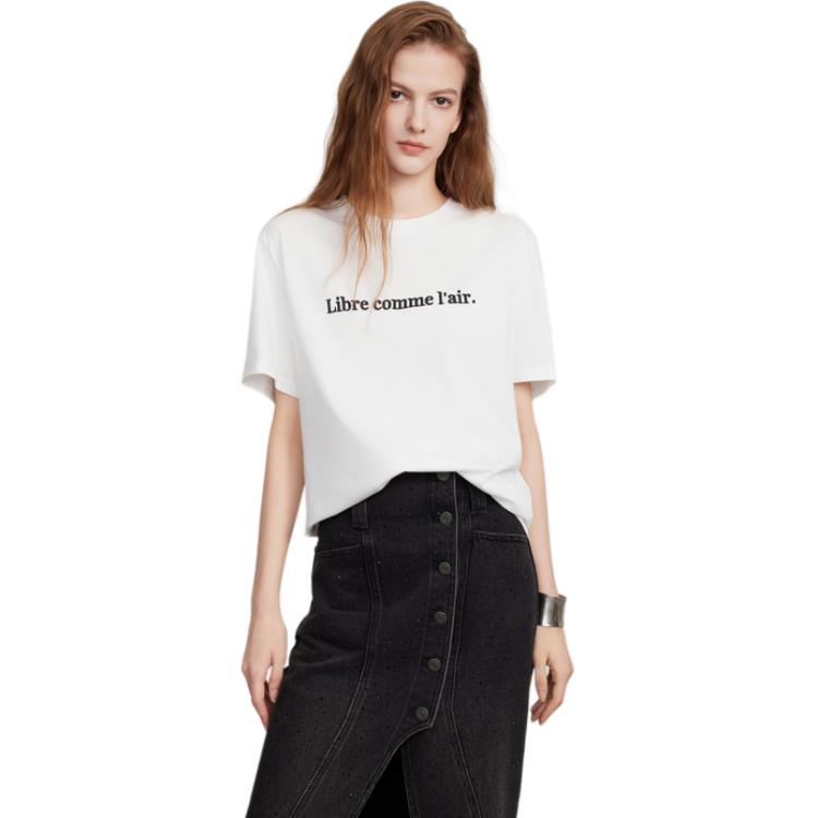 ELLE Футболка Women's White Crew Neck Moderate Straight Fit, Белый, ELLE Футболка Women's White Crew Neck Moderate Straight Fit
ELLE Футболка Women's White Crew Neck Moderate Straight Fit, Белый, ELLE Футболка Women's White Crew Neck Moderate Straight Fit