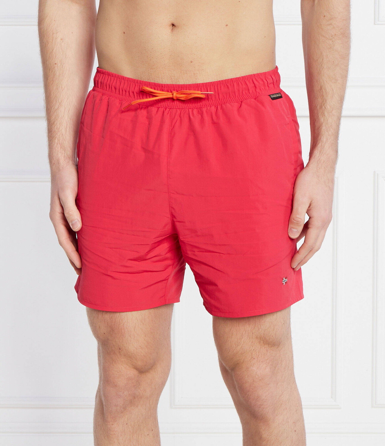 Шорты для плавания Napapijri Regular Fit, красный 
Шорты для плавания Napapijri Regular Fit, красный