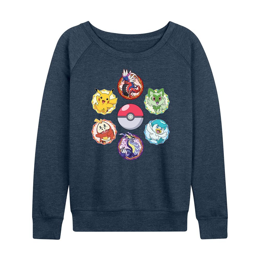 Женский легкий свитшот из френч терри со значками Pokemon Sparkle Badges Licensed Character, цвет Heather Indigo
Женский легкий свитшот из френч терри со значками Pokemon Sparkle Badges Licensed Character, цвет Heather Indigo