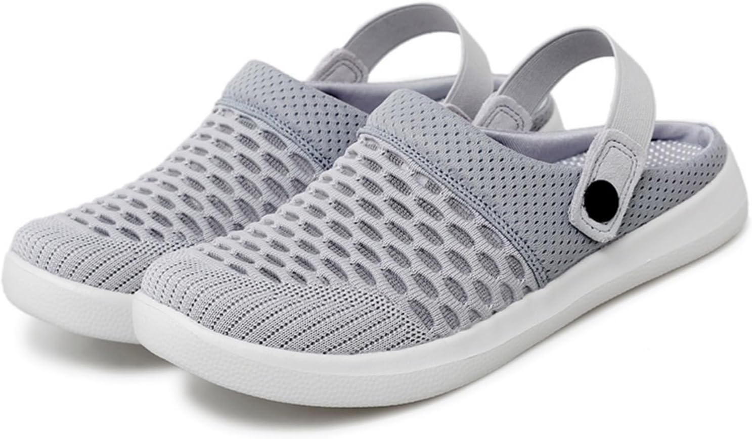 Садовые сабо ZWRXW для женщин и мужчин, унисекс, обувь без застежки, для улицы и пляжа, легкие дышащие сабо из сетки, удобные прогулочные мюли, противоскользящие, повседневные тапочки, водная обувь для бассейна, домашние тапочки, серый
Садовые сабо ZWRXW для женщин и мужчин, унисекс, обувь без застежки, для улицы и пляжа, легкие дышащие сабо из сетки, удобные прогулочные мюли, противоскользящие, повседневные тапочки, водная обувь для бассейна, домашние тапочки, серый