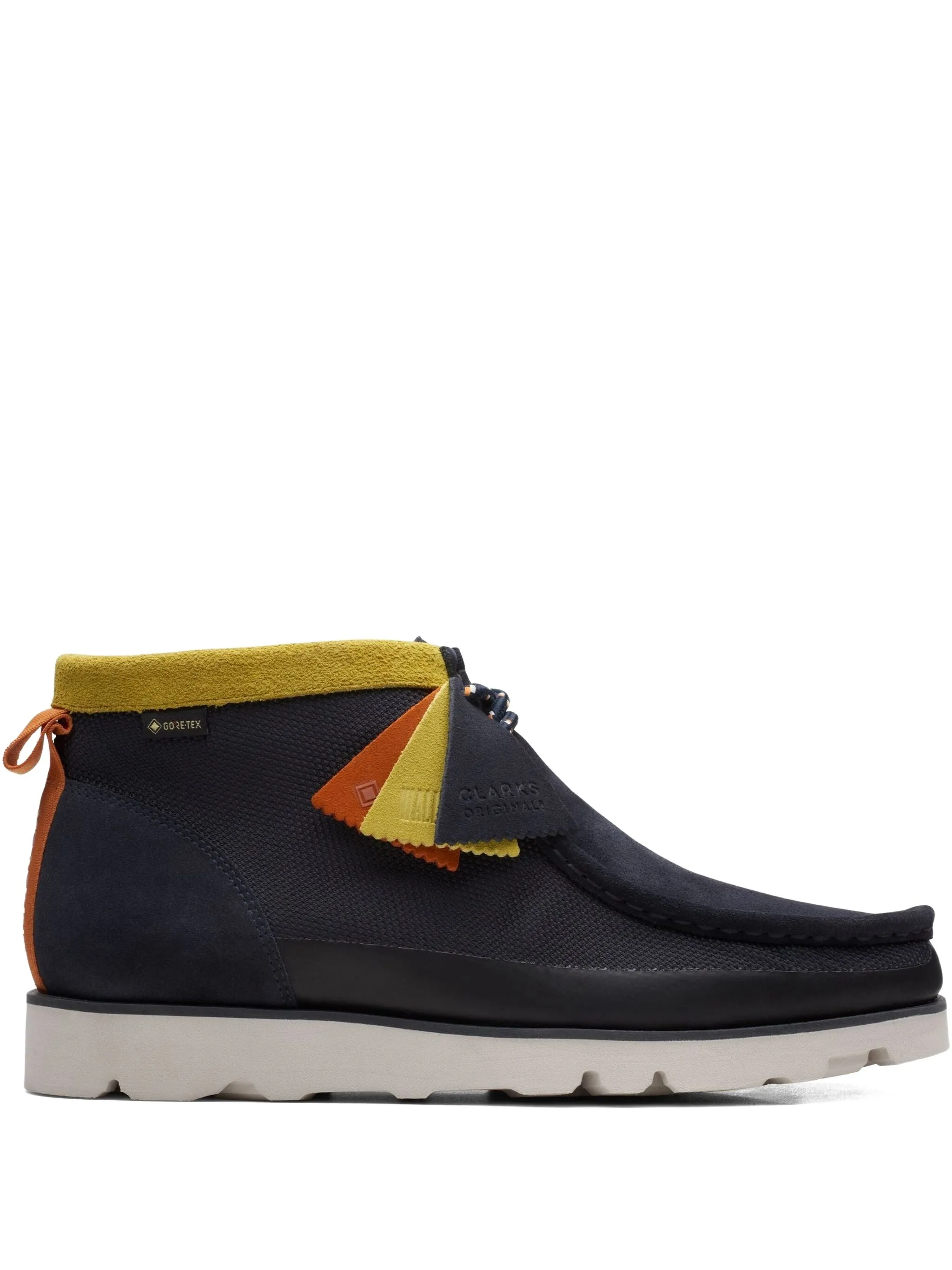 Ботинки дезерты Wallabee 2.0 Black/Yellow Clarks Originals, синий
Ботинки дезерты Wallabee 2.0 Black/Yellow Clarks Originals, синий