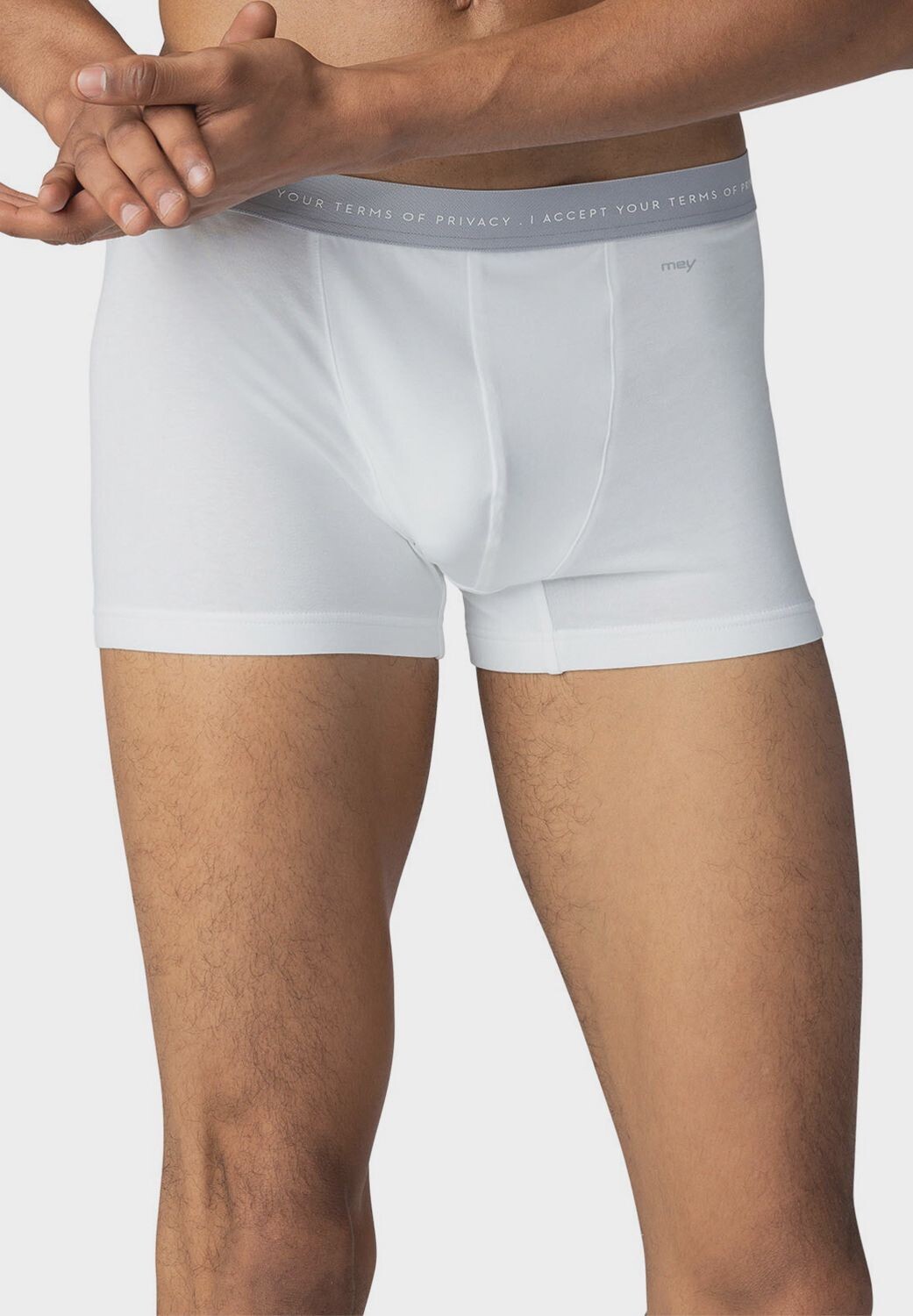 Трусы мужские на поясе с надписью mey, белый
Трусы мужские на поясе с надписью mey, белый