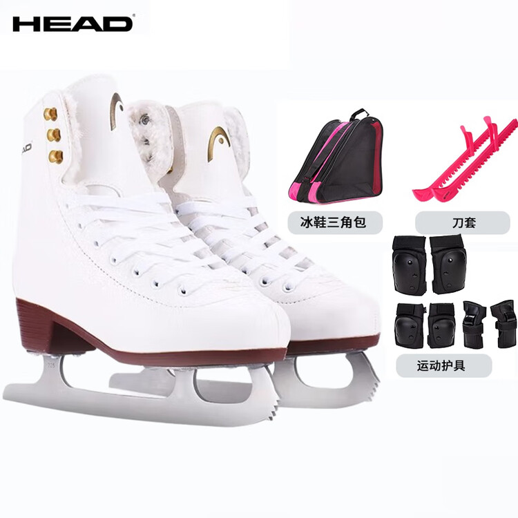 HEAD Коньки для фигурного катания f200 white fleece-lined для начинающих, с лезвиями, рюкзаком и защитой, размер 40
HEAD Коньки для фигурного катания f200 white fleece-lined для начинающих, с лезвиями, рюкзаком и защитой, размер 40