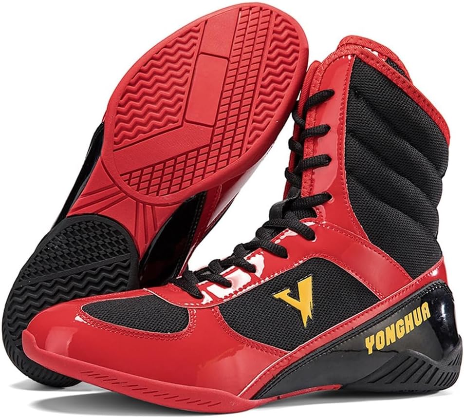 Боксерские ботинки высокого верха для мужчин для боевых видов спорта, боевого искусства, бодибилдинга, атлетики, фитнеса, спорта, скалолазания, для молодежи и взрослых Hiuzylqx, красный
Боксерские ботинки высокого верха для мужчин для боевых видов спорта, боевого искусства, бодибилдинга, атлетики, фитнеса, спорта, скалолазания, для молодежи и взрослых Hiuzylqx, красный