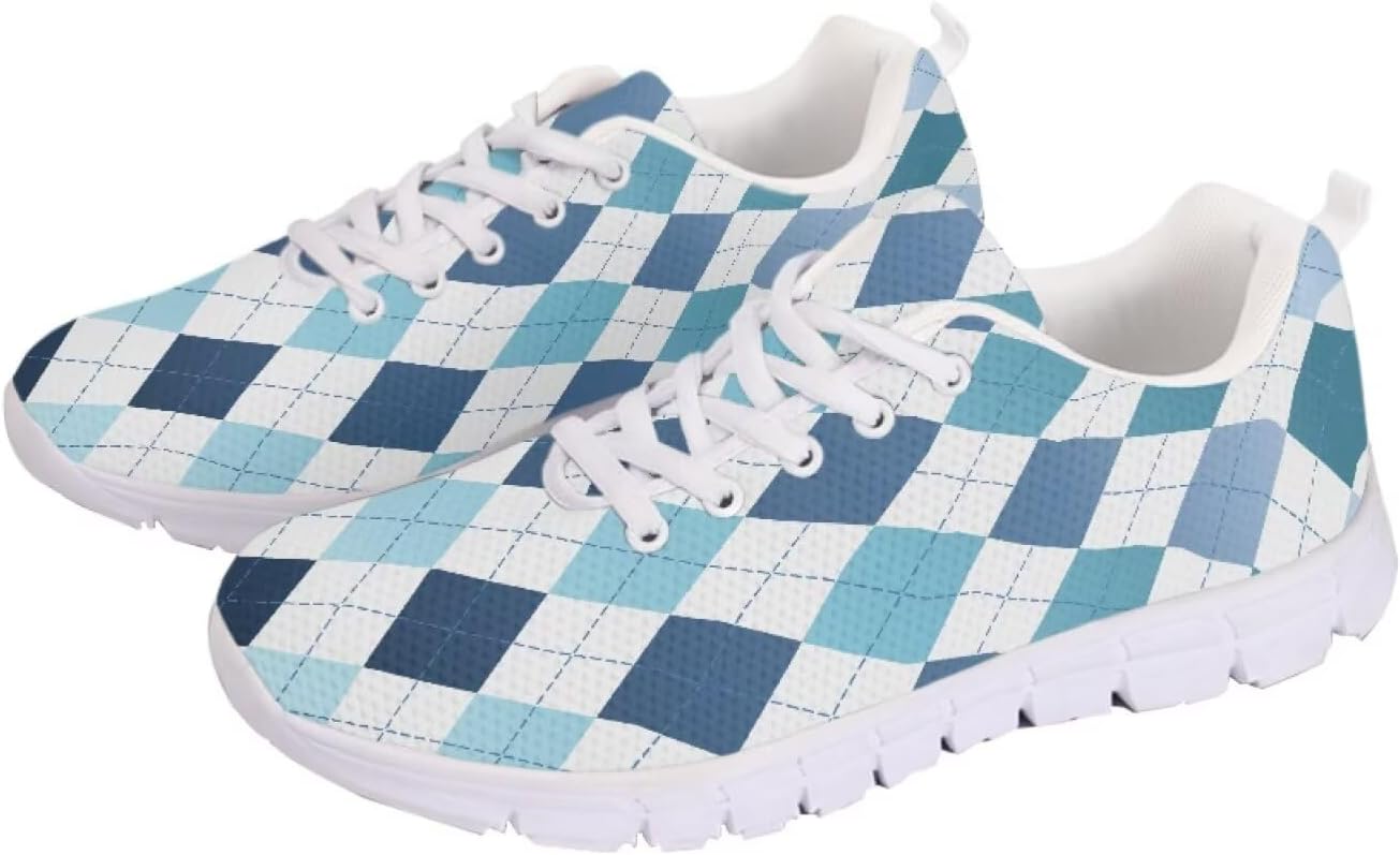 Женские клетчатые кроссовки для бега, легкие спортивные туфли с сеткой, повседневные ходовые и беговые кроссовки Getelinseng, Checkered Print
Женские клетчатые кроссовки для бега, легкие спортивные туфли с сеткой, повседневные ходовые и беговые кроссовки Getelinseng, Checkered Print