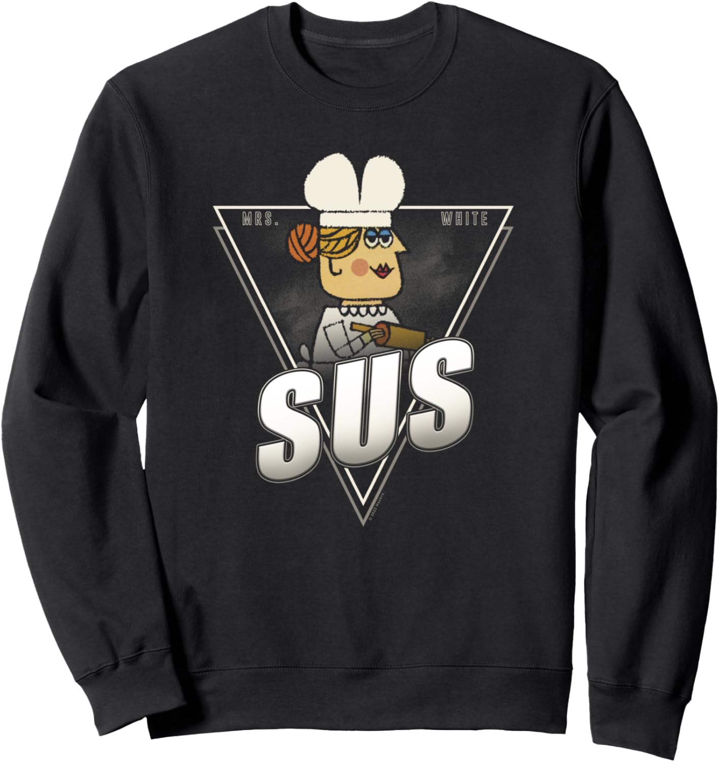 Толстовка с постером Clue Mrs. White SUS, черная, размер S
Толстовка с постером Clue Mrs. White SUS, черная, размер S