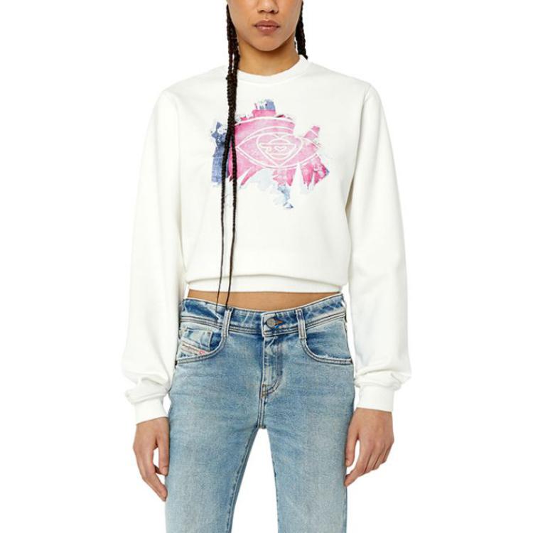 DIESEL Белая женская толстовка, Белый, DIESEL Белая женская толстовка
DIESEL Белая женская толстовка, Белый, DIESEL Белая женская толстовка