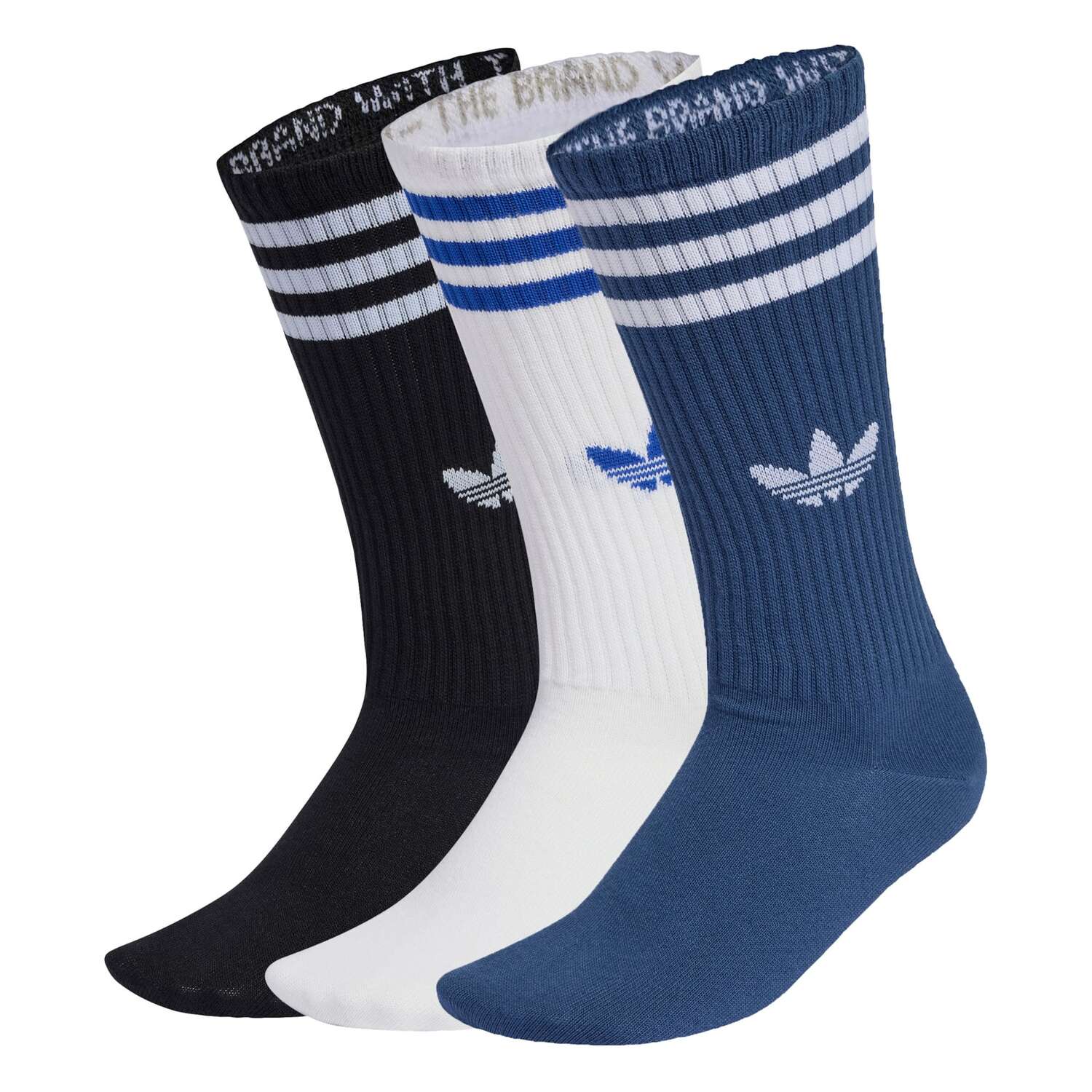 Adidas Originals Носки '3-Stripes High Crew 3 пары' в цвете Blue, Black, White
Adidas Originals Носки '3-Stripes High Crew 3 пары' в цвете Blue, Black, White