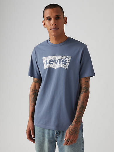 Классическая графическая футболка Levi's, цвет Batwing Fill Vintage Indigo - Blue
Классическая графическая футболка Levi's, цвет Batwing Fill Vintage Indigo - Blue