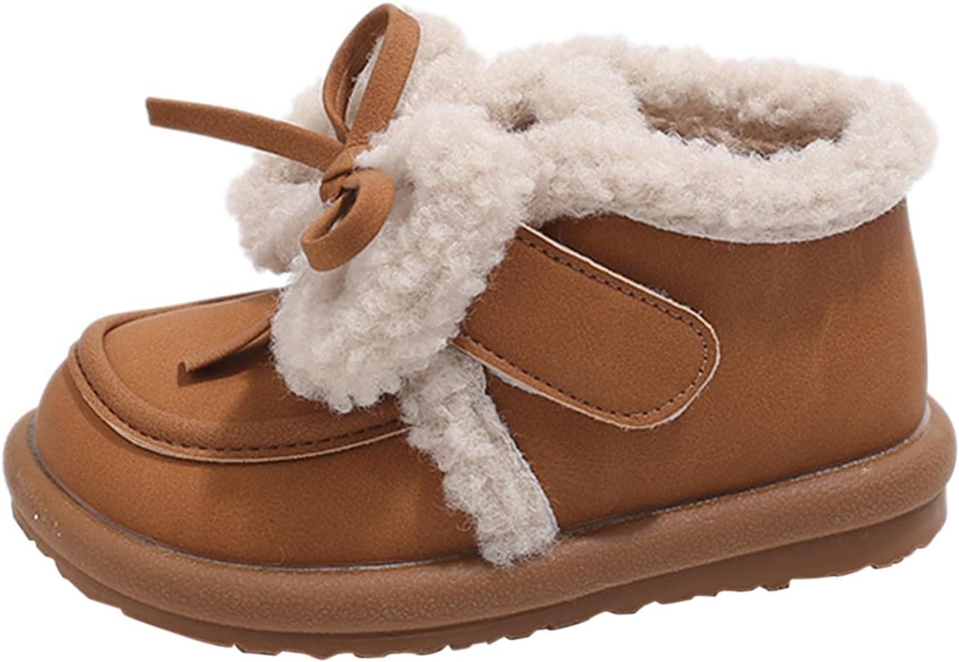 Детские хлопковые флисовые ботиночки на щиколотку с милым бантиком, зимние с искусственным мехом, удобные, мягкие, теплые ботинки для прогулок, плоская подошва, для девочек Generic, Khaki
Детские хлопковые флисовые ботиночки на щиколотку с милым бантиком, зимние с искусственным мехом, удобные, мягкие, теплые ботинки для прогулок, плоская подошва, для девочек Generic, Khaki