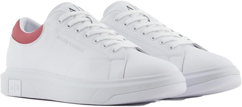 Мужские кроссовки Armani Exchange Actionleather с боковым логотипом и шнуровкой, белый
Мужские кроссовки Armani Exchange Actionleather с боковым логотипом и шнуровкой, белый