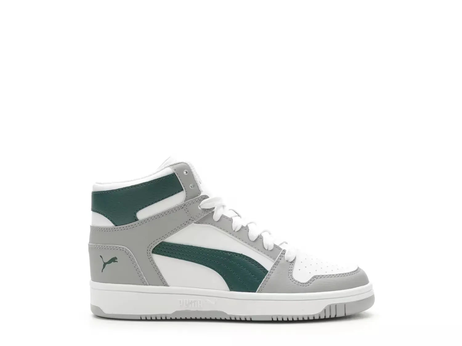 Высокие кроссовки Rebound Layup SL - детские Puma, White/Green
Высокие кроссовки Rebound Layup SL - детские Puma, White/Green