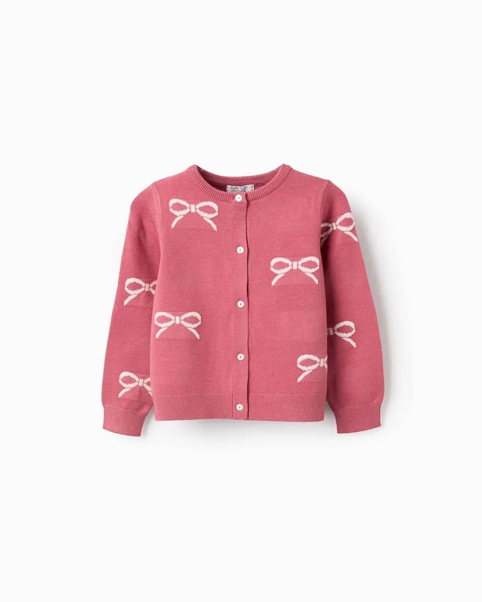 Детская вязаная жаккардовая куртка Zippy, розовый
Детская вязаная жаккардовая куртка Zippy, розовый