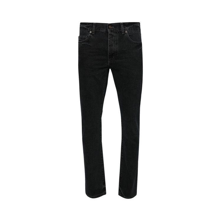Брюки Saint Laurent Slim Fit Straight Pants, цвет Dark Blue/Black
Брюки Saint Laurent Slim Fit Straight Pants, цвет Dark Blue/Black