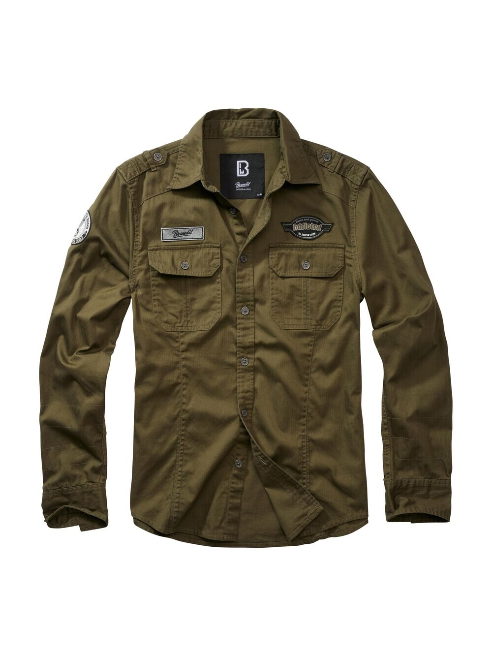 Рубашка на пуговицах стандартного кроя Brandit Luis, оливковое
Рубашка на пуговицах стандартного кроя Brandit Luis, оливковое