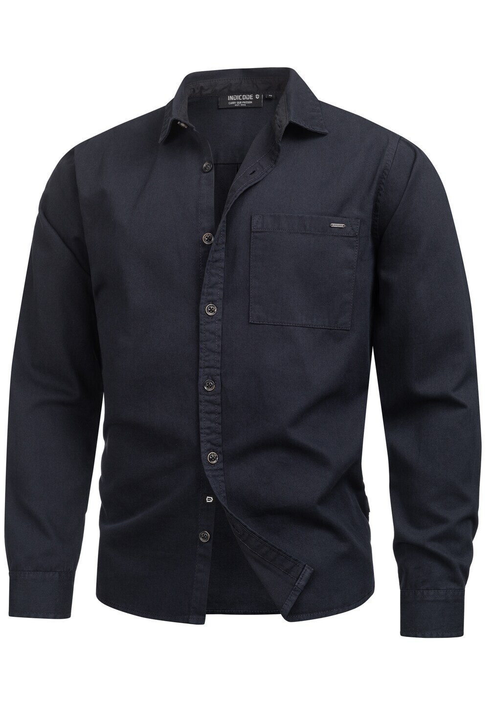 Рубашка на пуговицах стандартного кроя INDICODE JEANS Broidy, морской синий
Рубашка на пуговицах стандартного кроя INDICODE JEANS Broidy, морской синий
