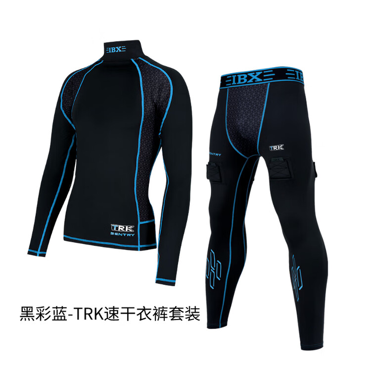 He Jiagong Детский хоккейный комплект TRK, быстросохнущий топ и штаны, черный с синим, M (рост 125-140 см)
He Jiagong Детский хоккейный комплект TRK, быстросохнущий топ и штаны, черный с синим, M (рост 125-140 см)