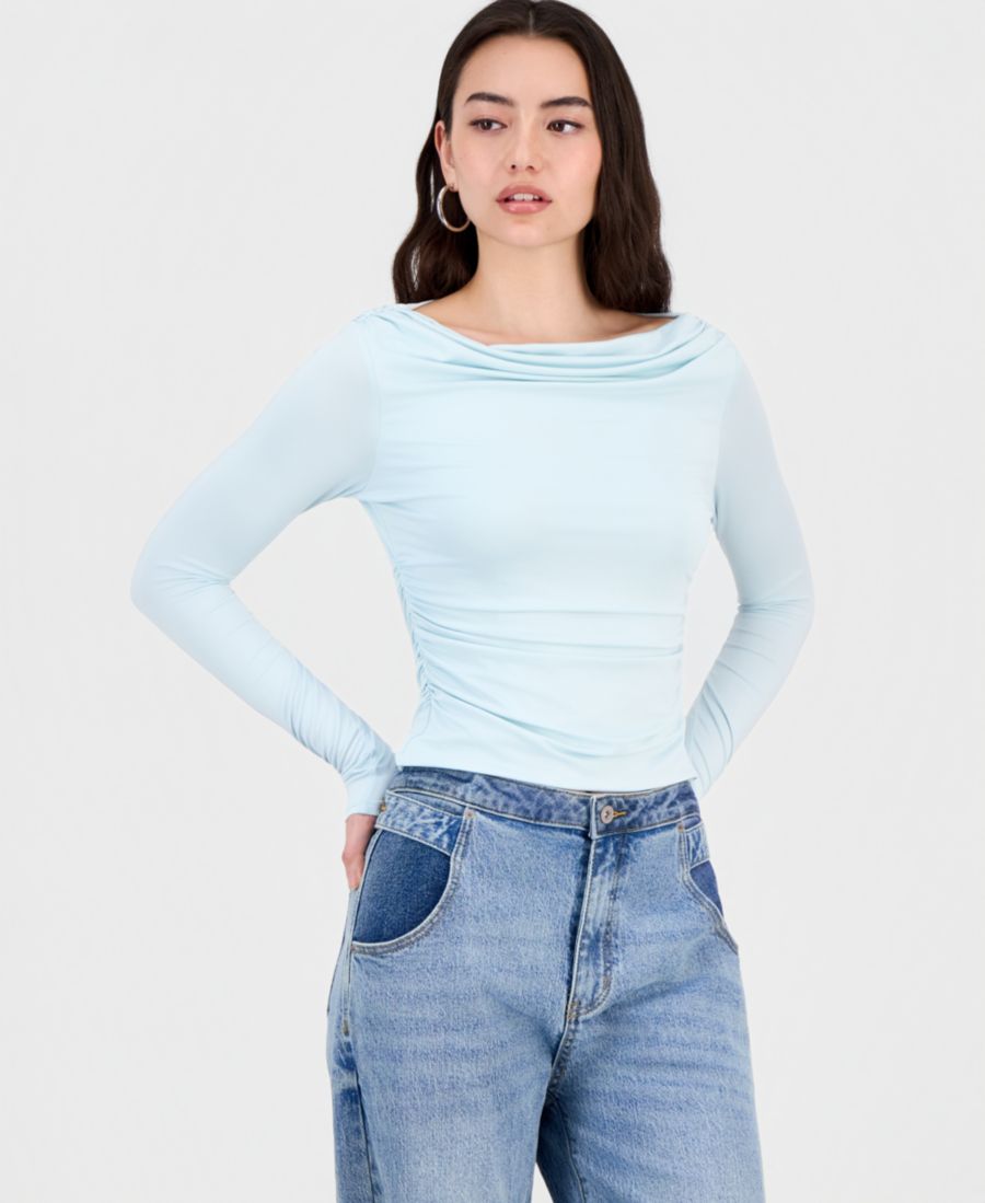 Женская трикотажная блузка с вырезом-лодочкой Bar III, Tahitian Sky
Женская трикотажная блузка с вырезом-лодочкой Bar III, Tahitian Sky