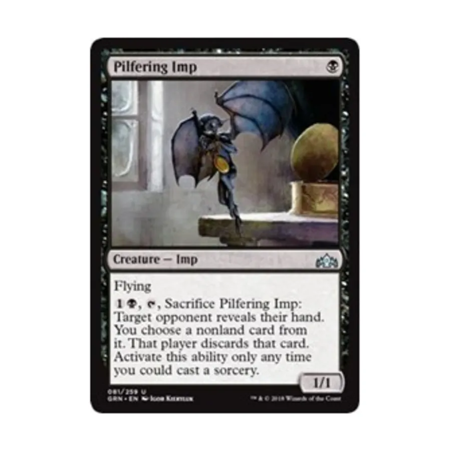 CCG Вороватый бес (U), MTG - Guilds of Ravnica
CCG Вороватый бес (U), MTG - Guilds of Ravnica