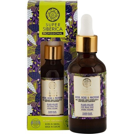 Super Kedr Rose & Proteins флюид-филлер для слабых волос 50мл, Natura Siberica
Super Kedr Rose & Proteins флюид-филлер для слабых волос 50мл, Natura Siberica