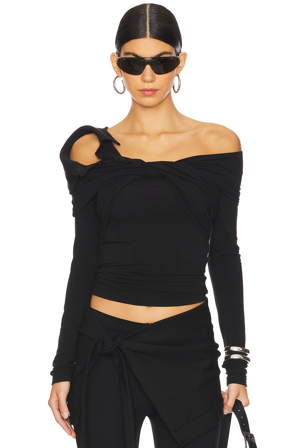 Футболка с длинным рукавом и воротником-стойкой Marrknull, черный
Футболка с длинным рукавом и воротником-стойкой Marrknull, черный