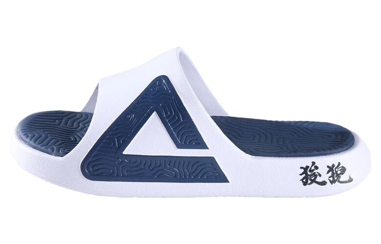 Шлепанцы мужские белые/синие Peak
Шлепанцы мужские белые/синие Peak