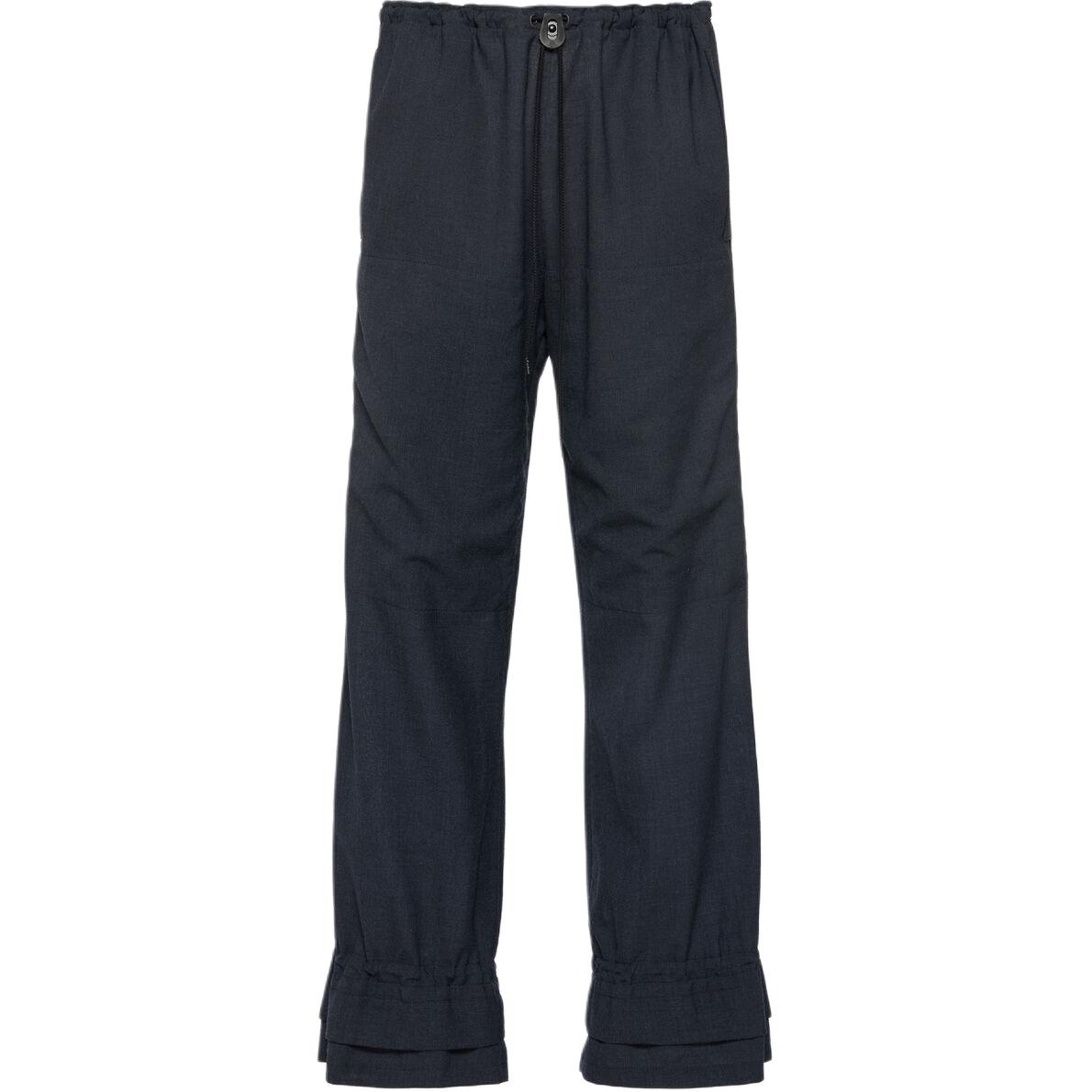 Брюки с манжетами на щиколотке и шнурком Maison Margiela, темно-синий
Брюки с манжетами на щиколотке и шнурком Maison Margiela, темно-синий