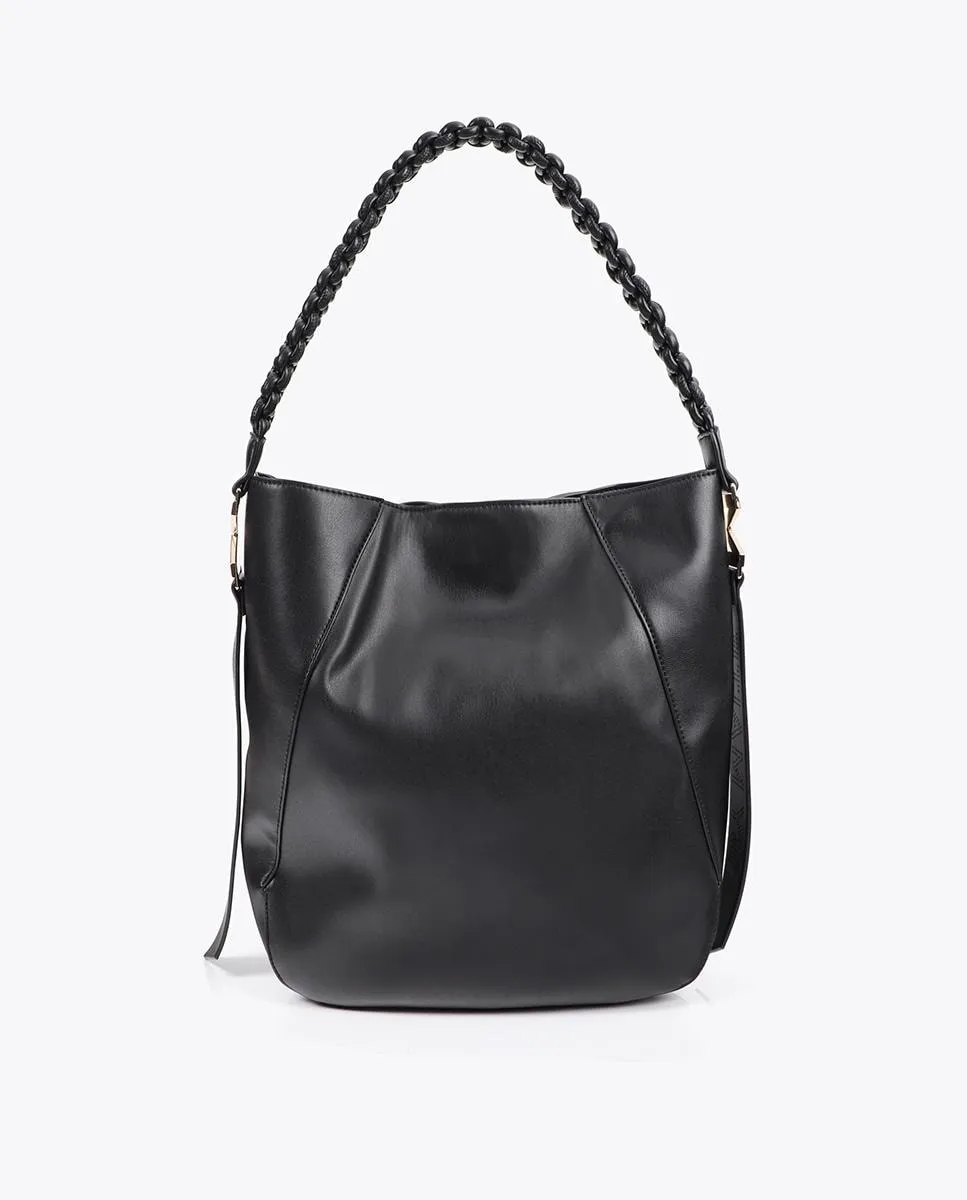 Женская сумка-шоппер с плетёной ручкой Lola Casademunt, черный
Женская сумка-шоппер с плетёной ручкой Lola Casademunt, черный