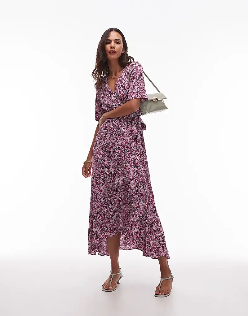 & Other Stories Платье-халат midaxi с розовым абстрактным принтом
& Other Stories Платье-халат midaxi с розовым абстрактным принтом