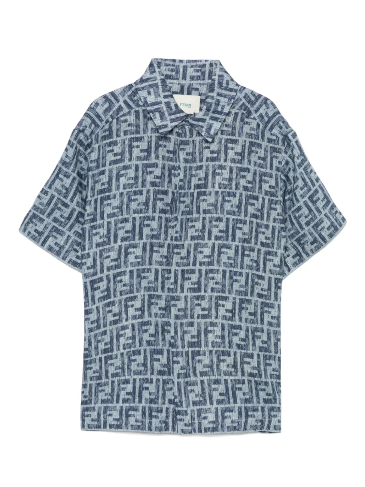 Рубашка с логотипом FF Fendi Kids, синий
Рубашка с логотипом FF Fendi Kids, синий