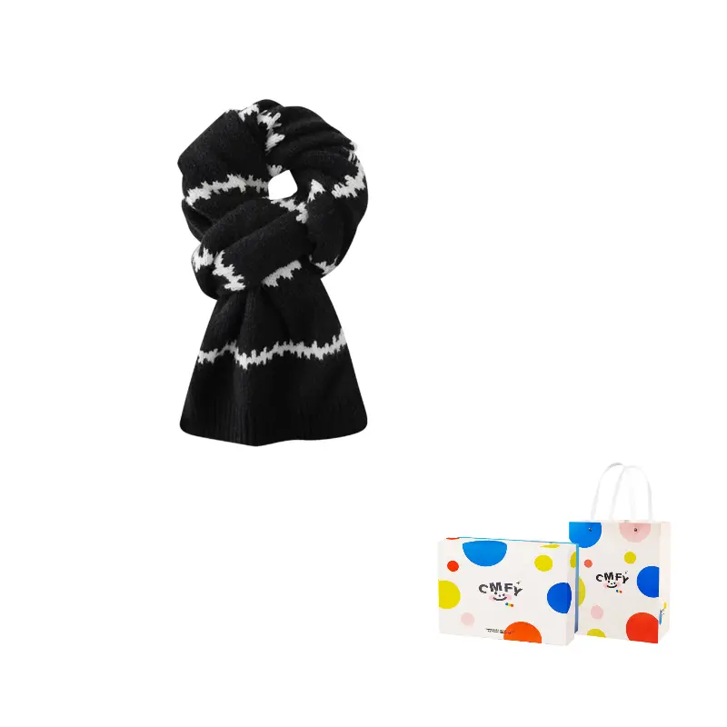 CMFY Вязаный шарф унисекс, Black
CMFY Вязаный шарф унисекс, Black