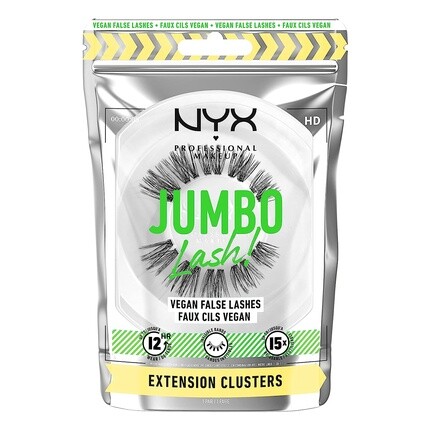 Пара кластеров для наращивания накладных ресниц Jumbo Lash Vegan, Nyx Professional Makeup
Пара кластеров для наращивания накладных ресниц Jumbo Lash Vegan, Nyx Professional Makeup