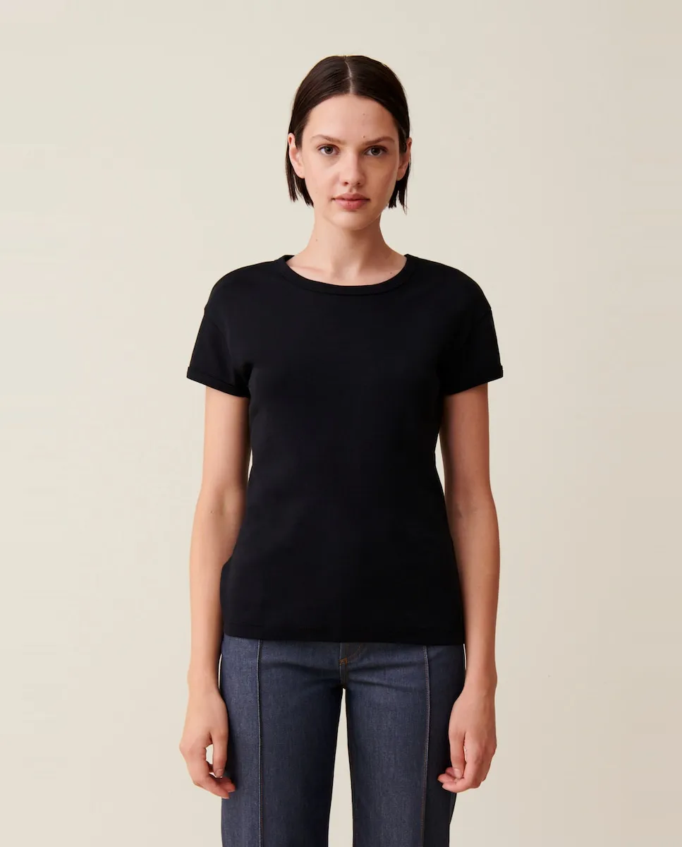 Футболка женская однотонная с коротким рукавом Claudie Pierlot, черный
Футболка женская однотонная с коротким рукавом Claudie Pierlot, черный