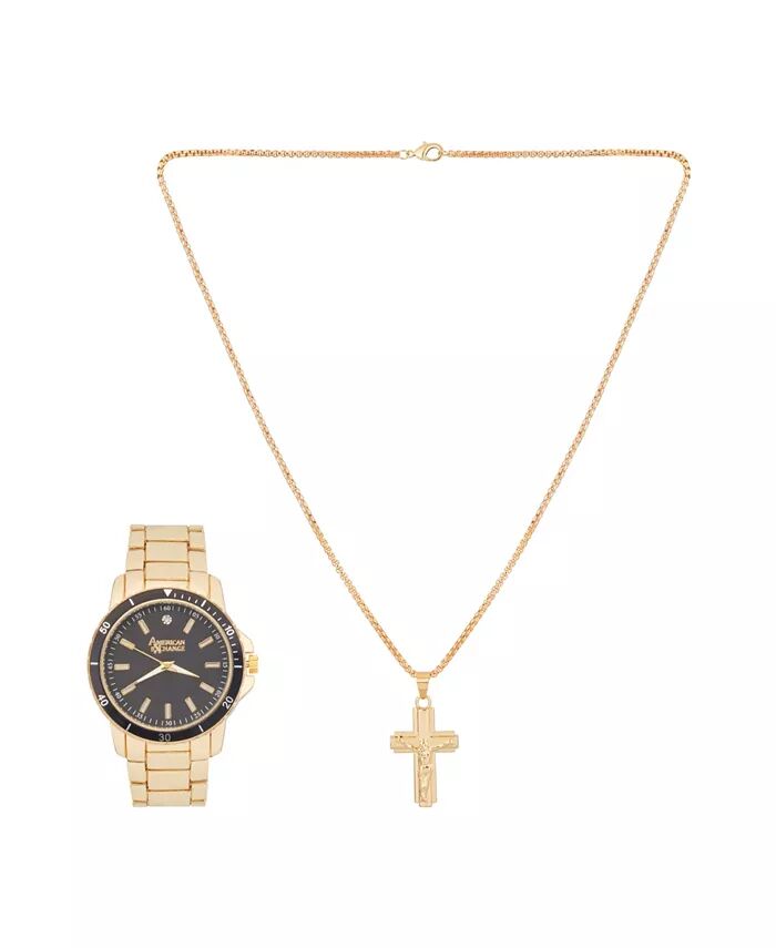 Мужские кварцевые часы из золотого сплава 42 мм, подарочный набор American Exchange
Мужские кварцевые часы из золотого сплава 42 мм, подарочный набор American Exchange
