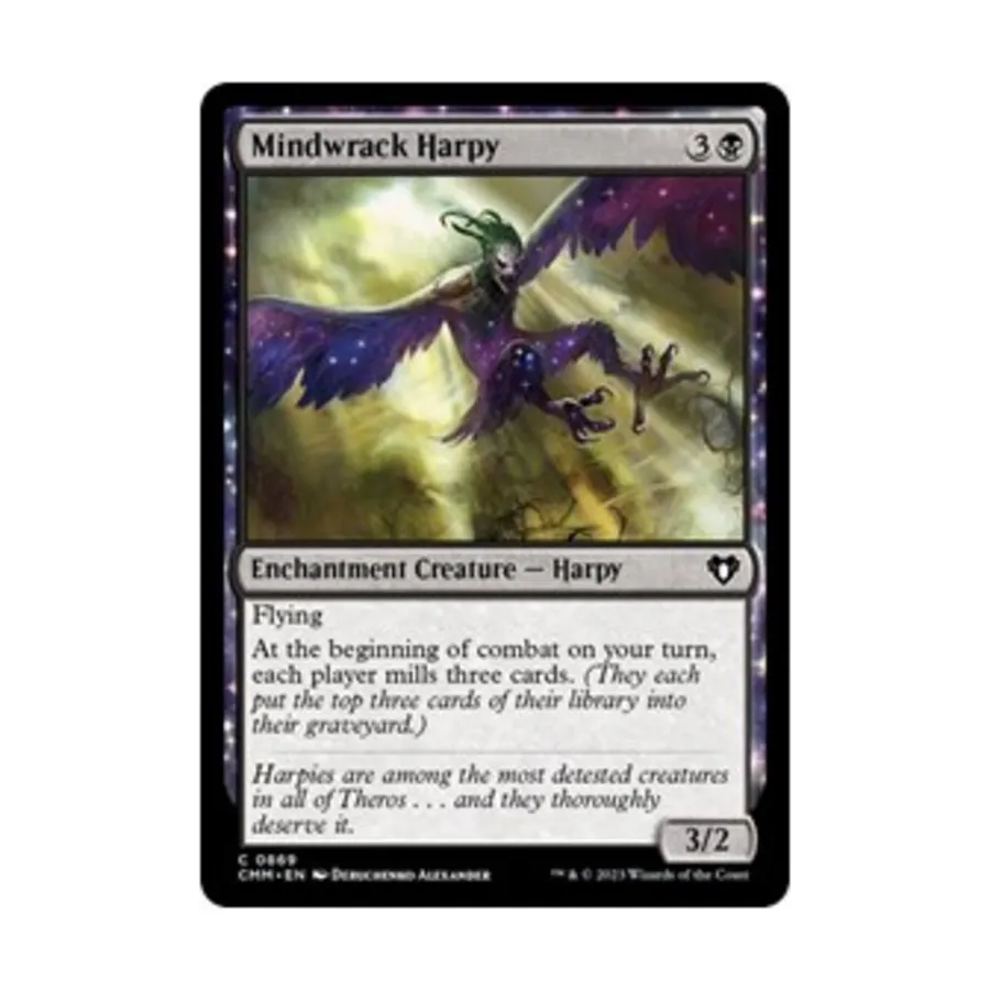 CCG Разрушающая разум Гарпия (клавиша C), MTG - Commander Masters
CCG Разрушающая разум Гарпия (клавиша C), MTG - Commander Masters