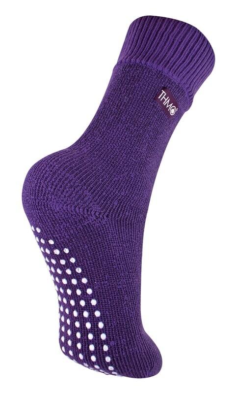 Толстые и теплые комфортные нескользящие термоноски со свободным верхом Thmo, фиолетовый
Толстые и теплые комфортные нескользящие термоноски со свободным верхом Thmo, фиолетовый