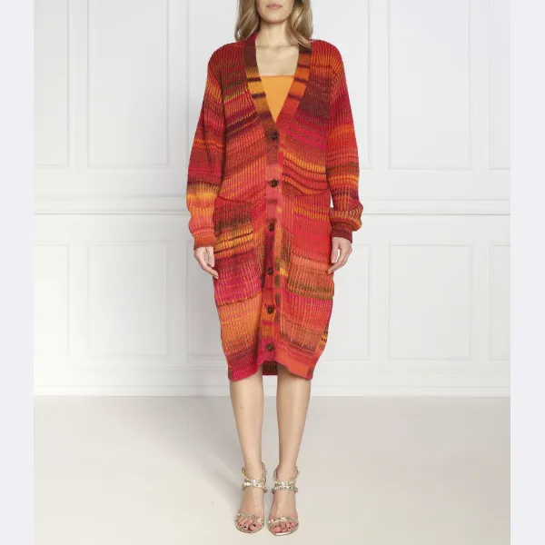 Кардиган классического кроя с добавлением шерсти Patrizia Pepe, оранжевый
Кардиган классического кроя с добавлением шерсти Patrizia Pepe, оранжевый